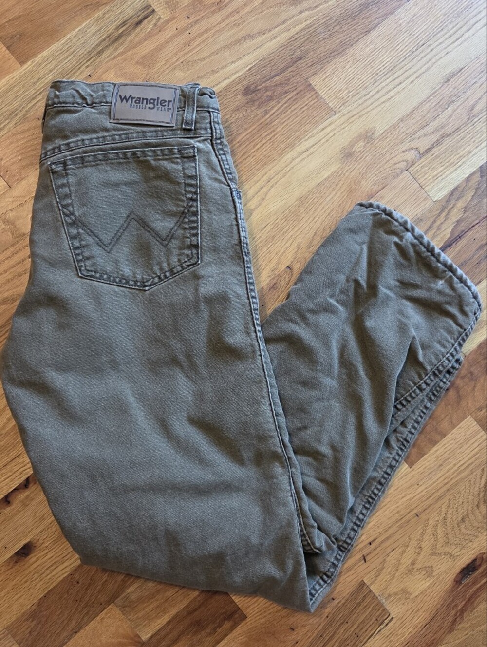 Vintage Wrangler Jeans Men's 32x30 Straight Lined Work Insulated Brown
